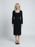 Dolce & Gabbana Black Cashmere Cocktail Dress