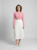 Dolce & Gabbana Pink Silk Cardigan