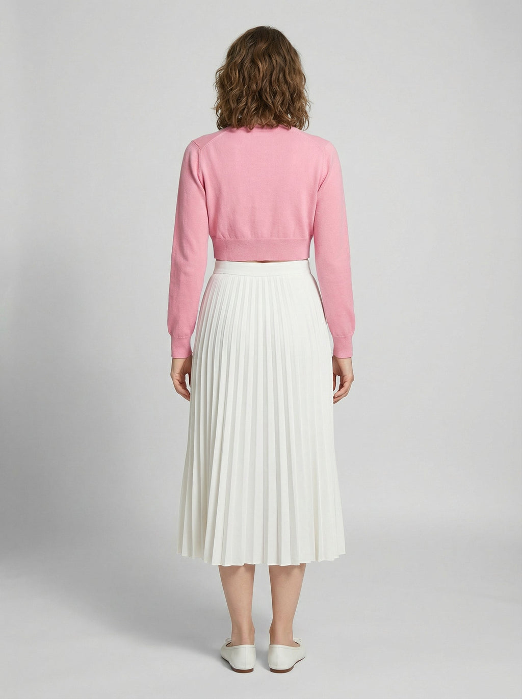 Dolce & Gabbana Pink Silk Cardigan