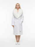 Dolce & Gabbana White Cotton Coat