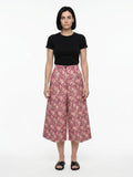 Dolce & Gabbana Multicolor Cotton Cropped Pants