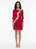 Dolce & Gabbana Bicolor Cotton Cocktail Dress