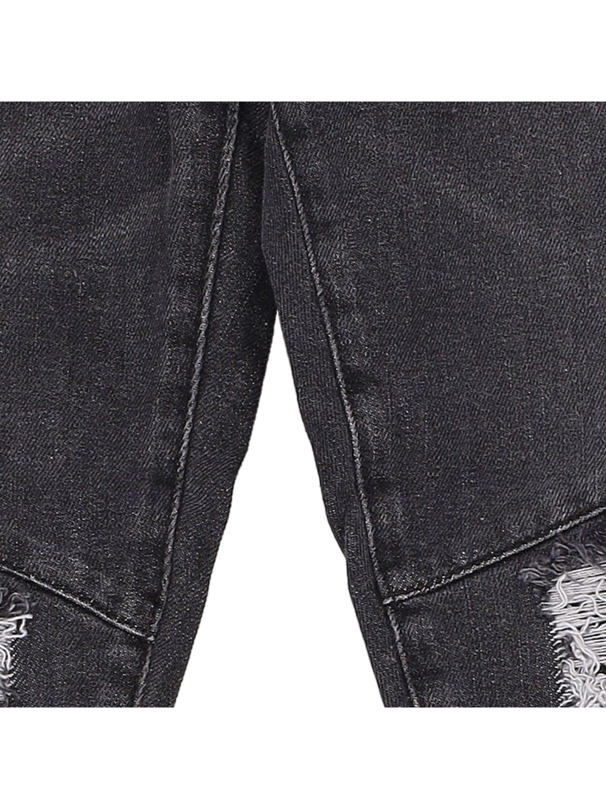 Balmain Black Cotton Slim Fit Jeans