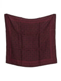 Givenchy Burgundy Silk Pocket Square