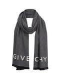 Givenchy Gray Wool Scarf
