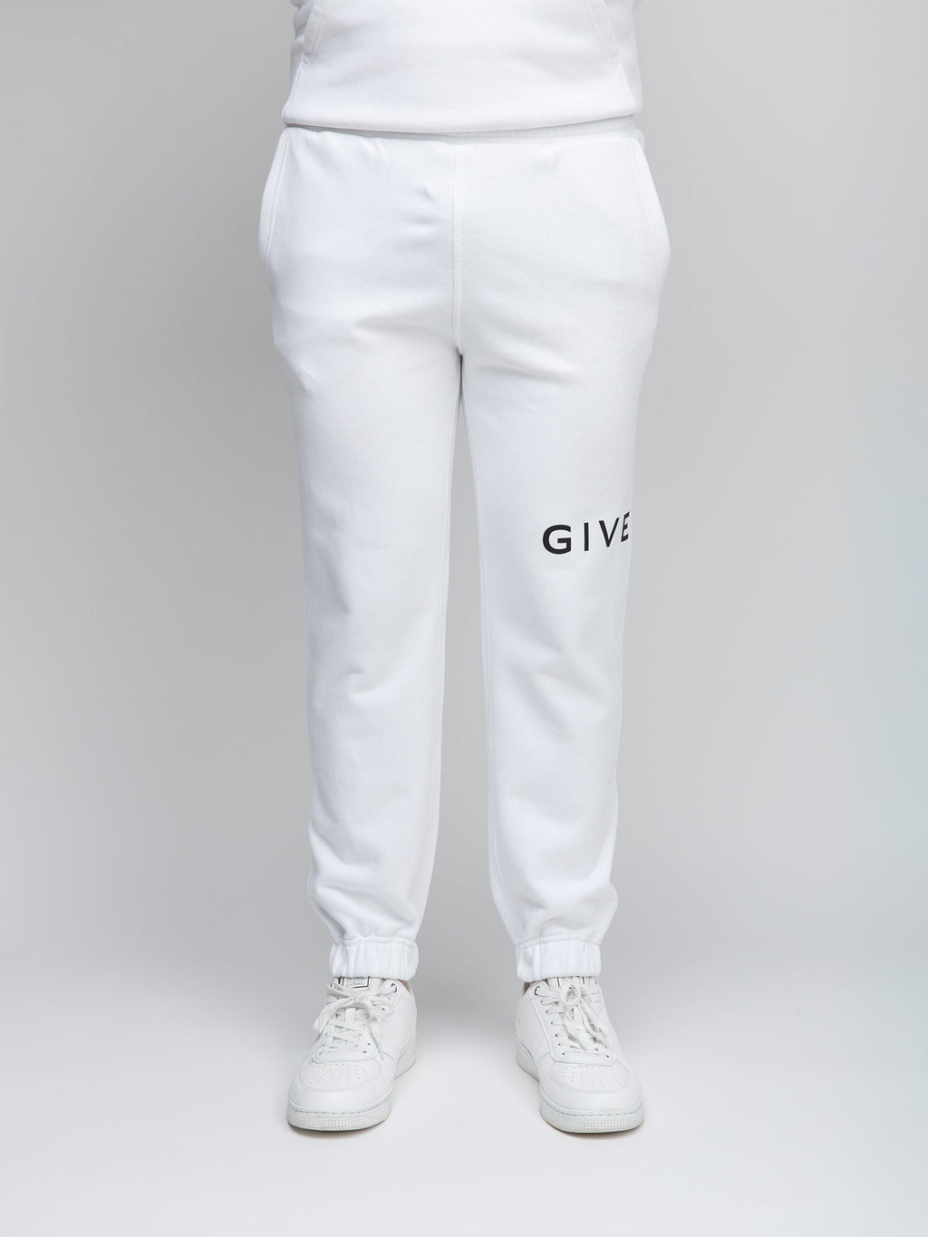 Givenchy White Cotton Joggers (Workout Pants)