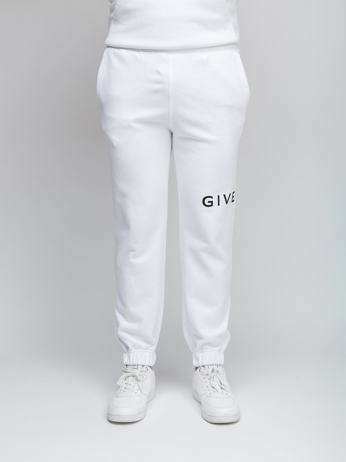 Givenchy White Cotton Joggers (Workout Pants)