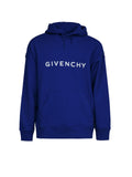Givenchy Blue Cotton Hoodie