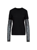 Givenchy Black Cotton Long Sleeve T-Shirt