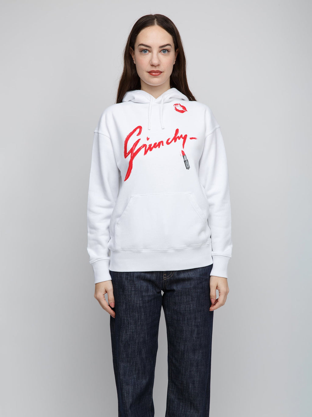 Givenchy White Cotton Hoodie