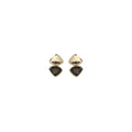 Self-Portrait Gold Brass Earrings