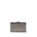 Self-Portrait Silver Glass Clutch Bag