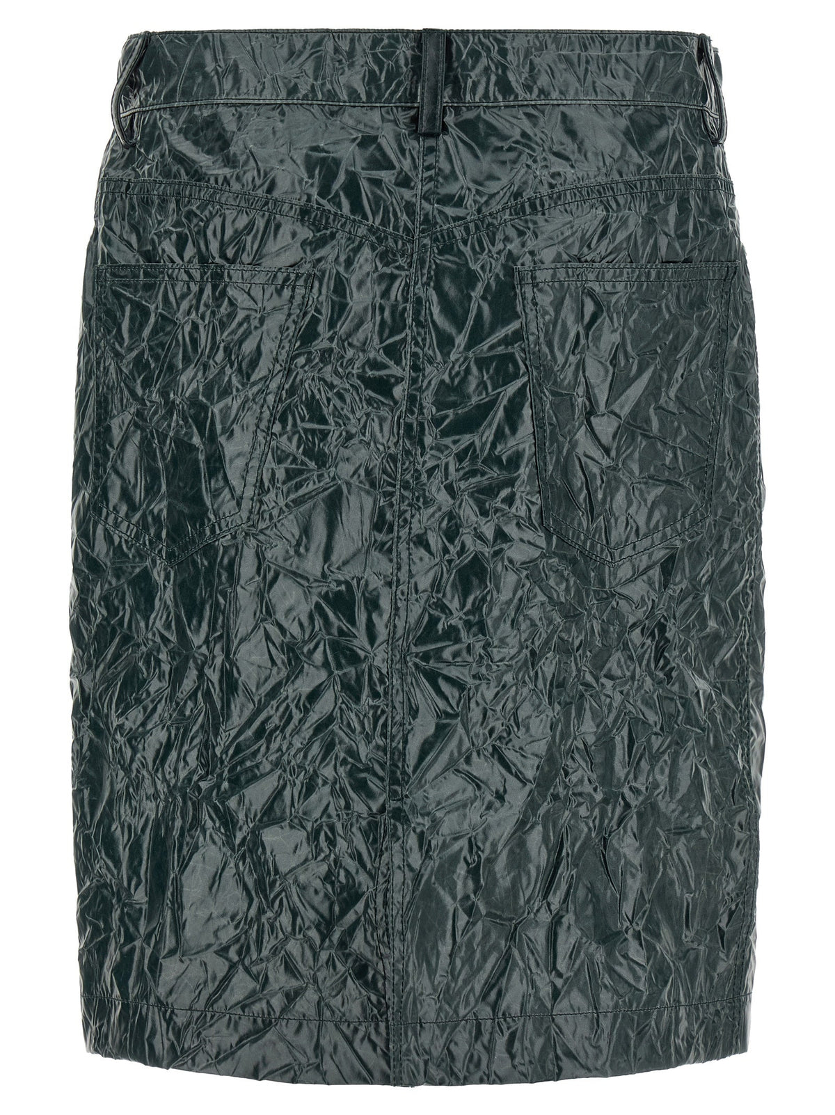 Marni Bicolor Polyester Midi Skirt