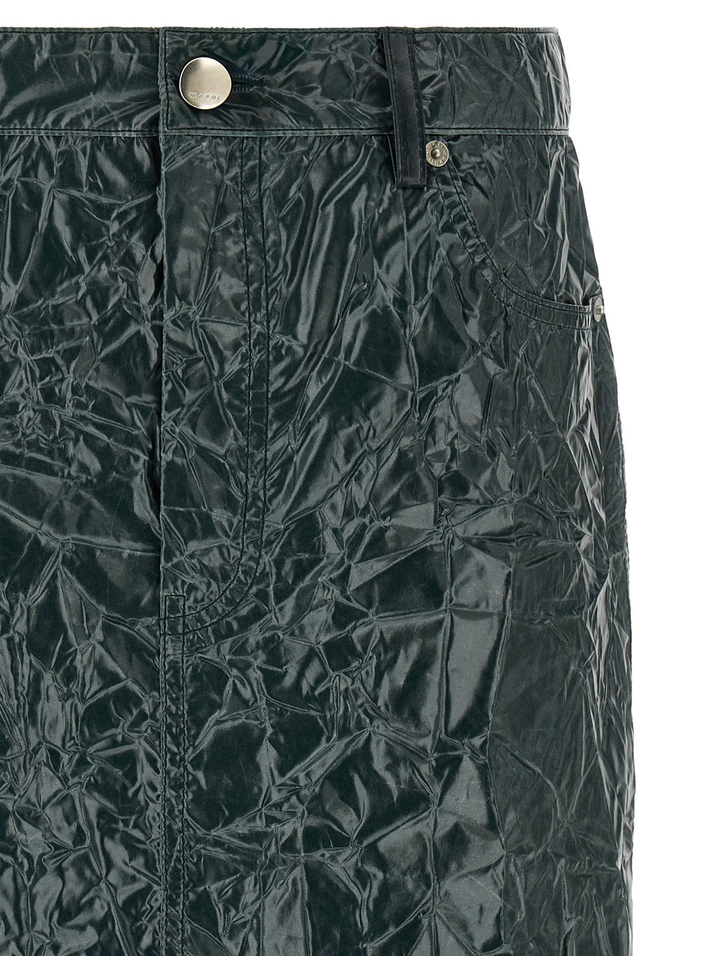 Marni Bicolor Polyester Midi Skirt