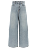 Balenciaga Blue Cotton Relaxed Fit Jeans