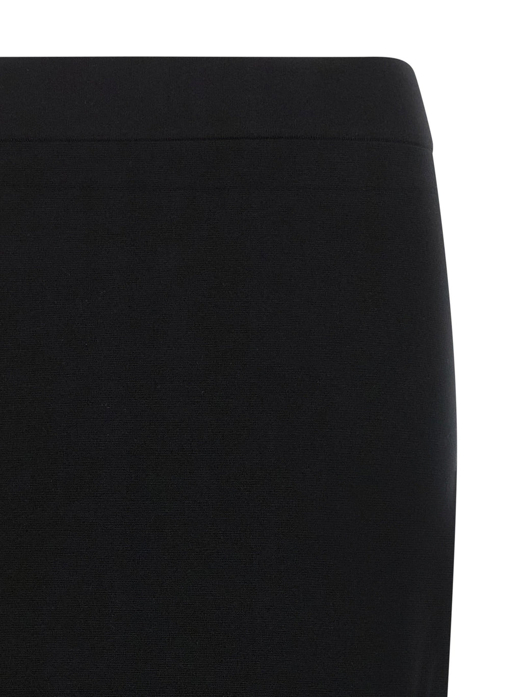 Max Mara Black Viscose Midi Skirt