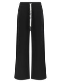 'S Max Mara Black Cotton Casual Pants