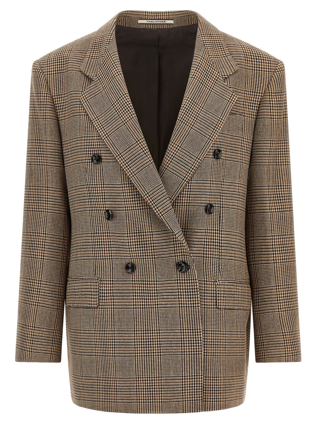 Tagliatore Brown Polyester Blazer