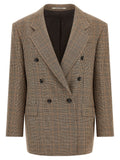 Tagliatore Brown Polyester Blazer
