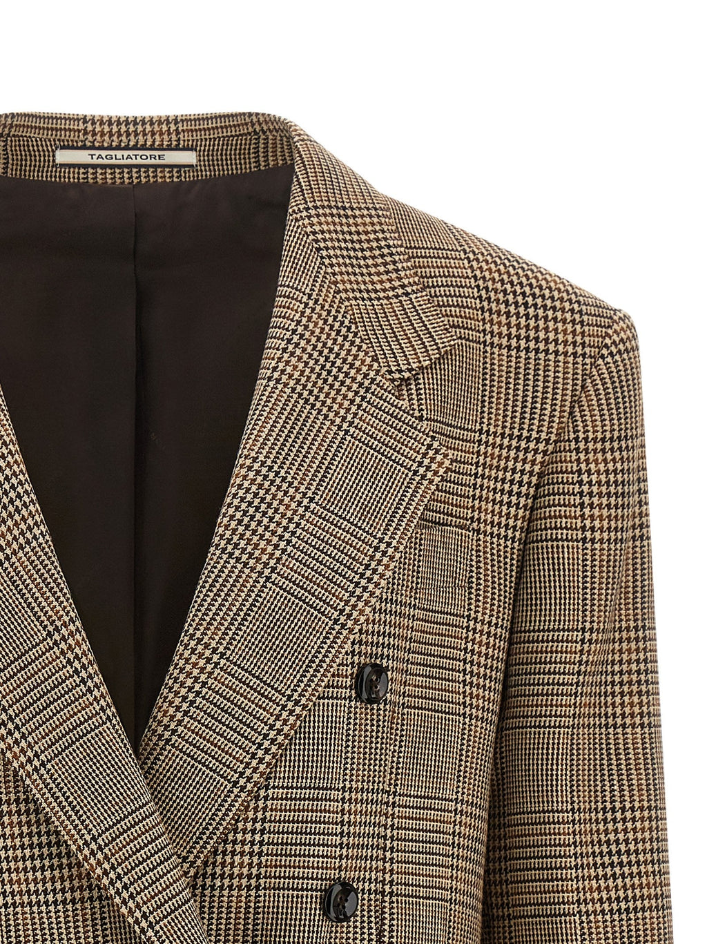 Tagliatore Brown Polyester Blazer
