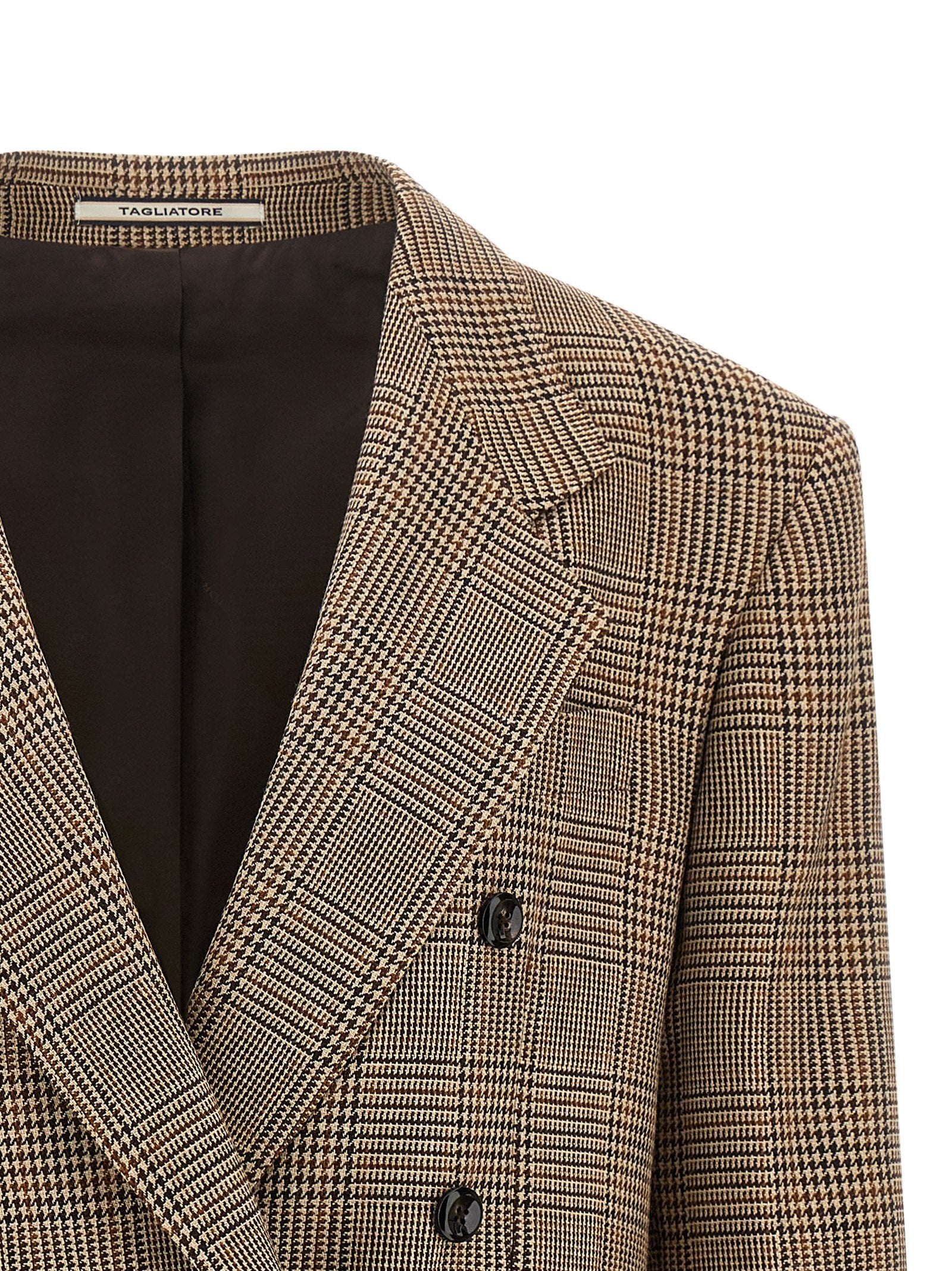 Tagliatore Brown Polyester Blazer
