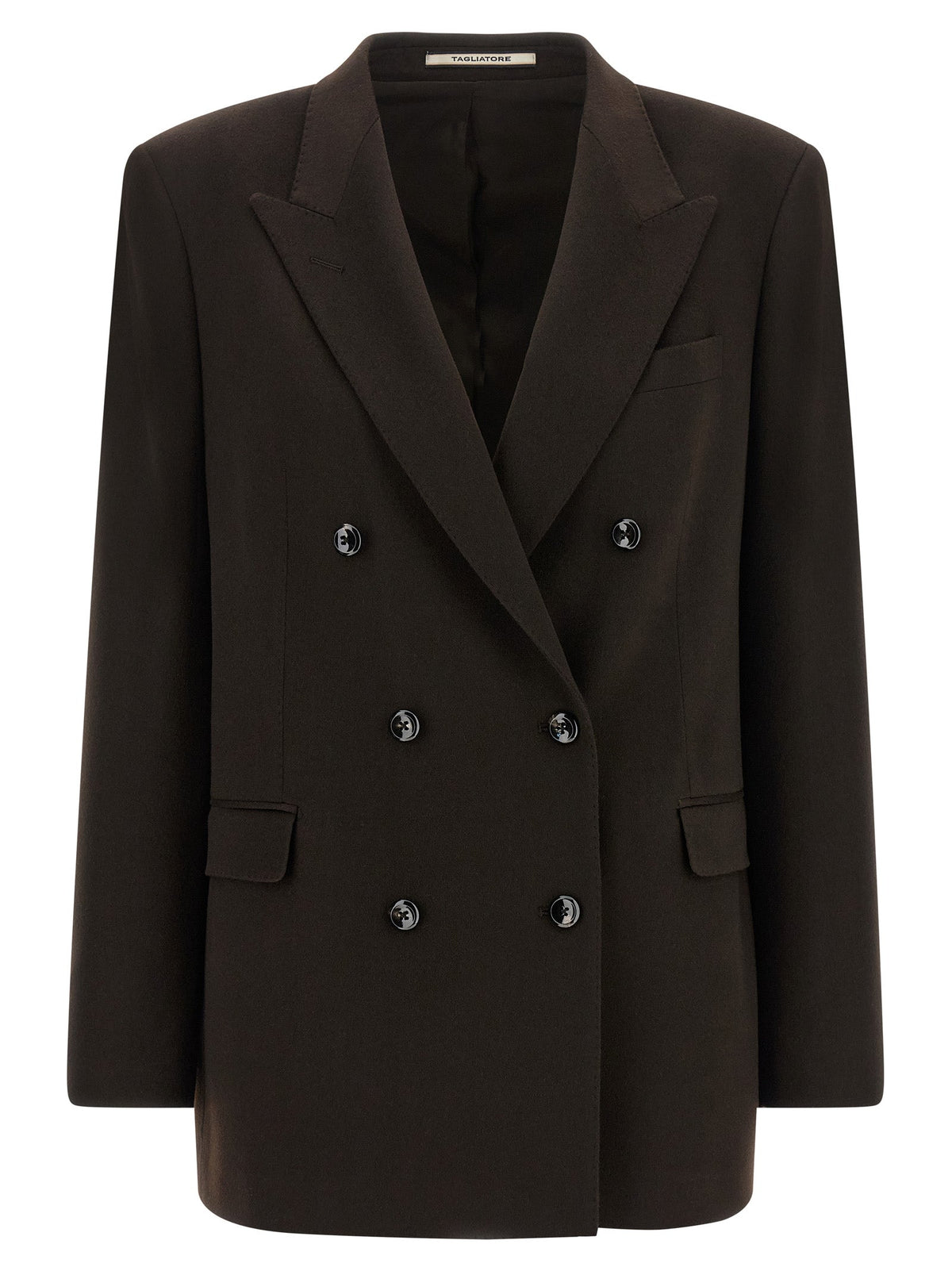 Tagliatore Brown Cashmere Blazer