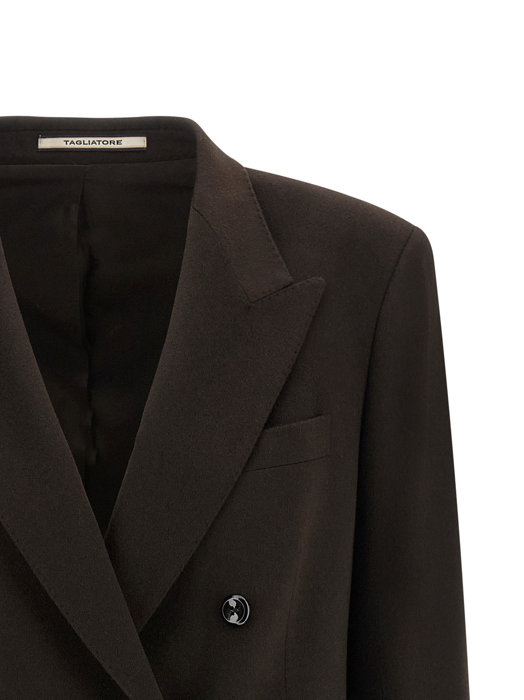 Tagliatore Brown Cashmere Blazer