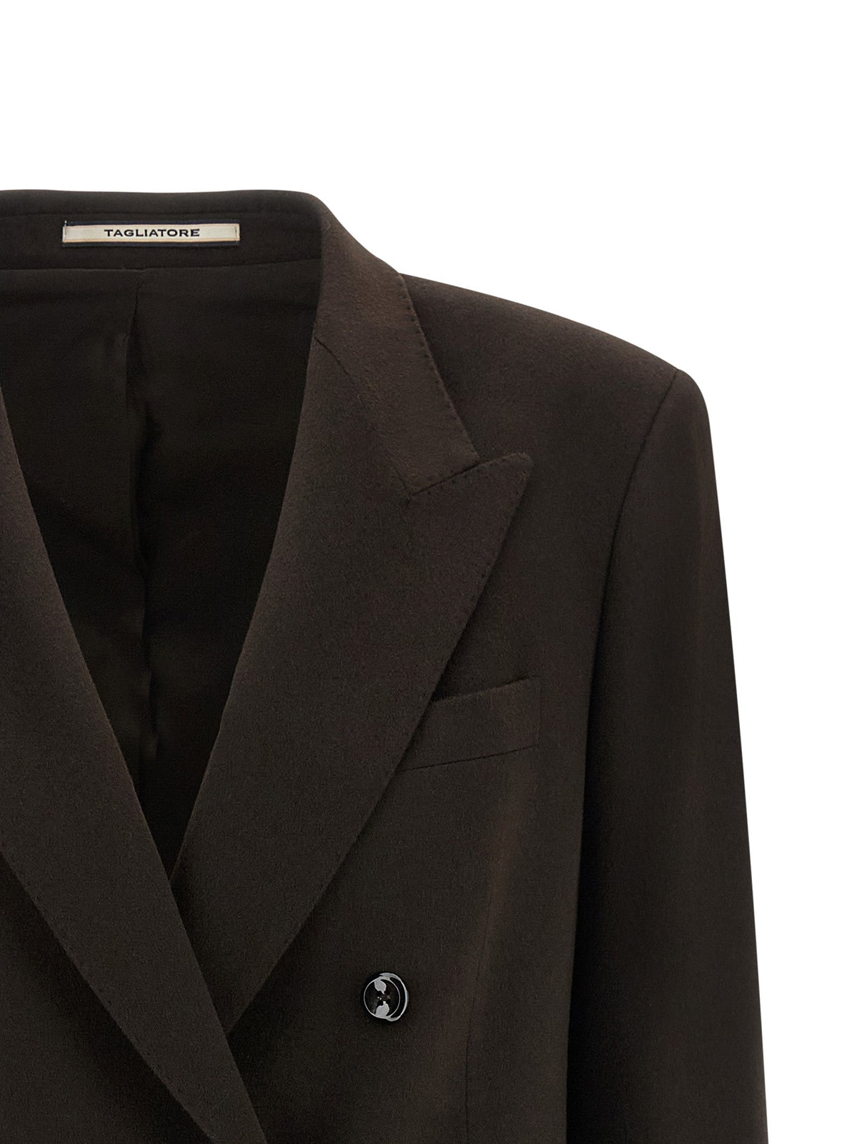 Tagliatore Brown Cashmere Blazer