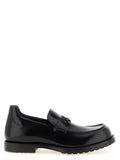 Balenciaga Black Calfskin Slip-On Loafers