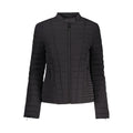 Guess Jeans Black Polyurethane Women's Jacket