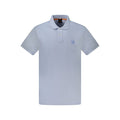 Hugo Boss Light Blue Cotton Men's Polo