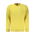 Hugo Boss Yellow Cotton Men's Sweatshirt