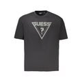Guess Jeans Black Cotton Men's T-Shirt