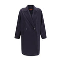 Max Mara Blue Wool Oves Aries Coat