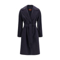 Max Mara Blue Wool Oves Aries Coat