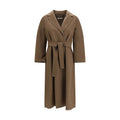 'S Max Mara Brown Wool Oves Aries Coat
