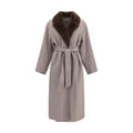 P.A.R.O.S.H. Beige Wool Oves Aries Coat