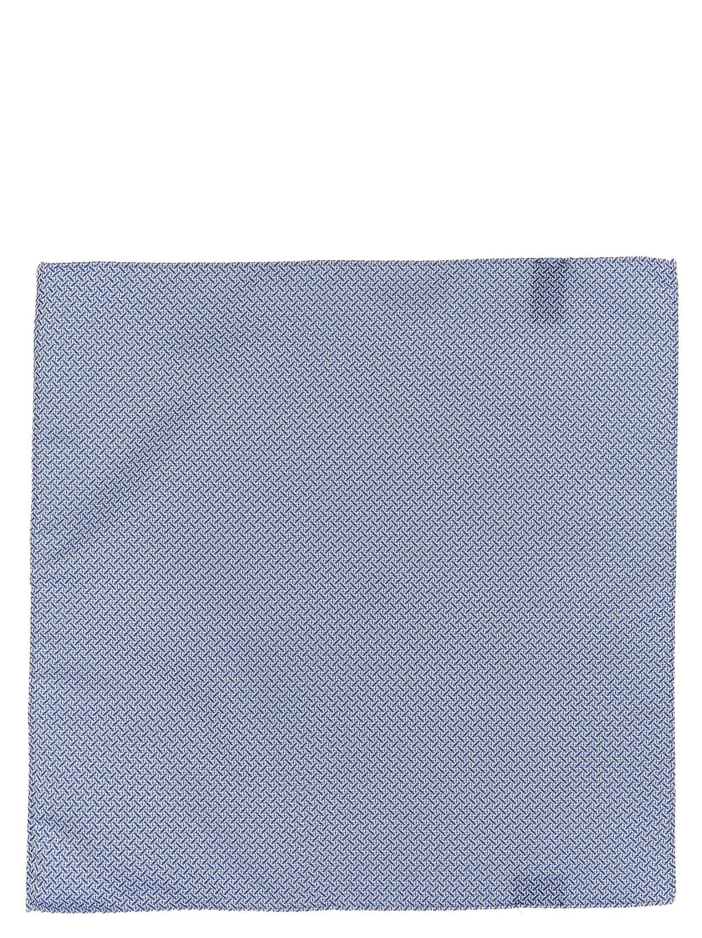 Pal Zileri Blue Polyester Pocket Square