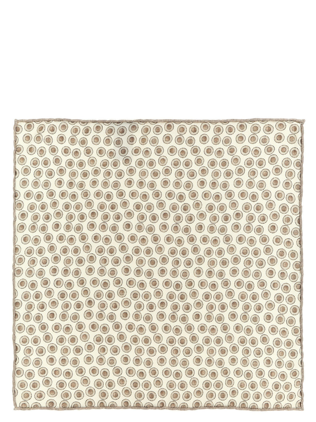 Brunello Cucinelli Beige Silk Foulard