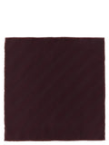 Brunello Cucinelli Bordeaux Silk Pocket Square