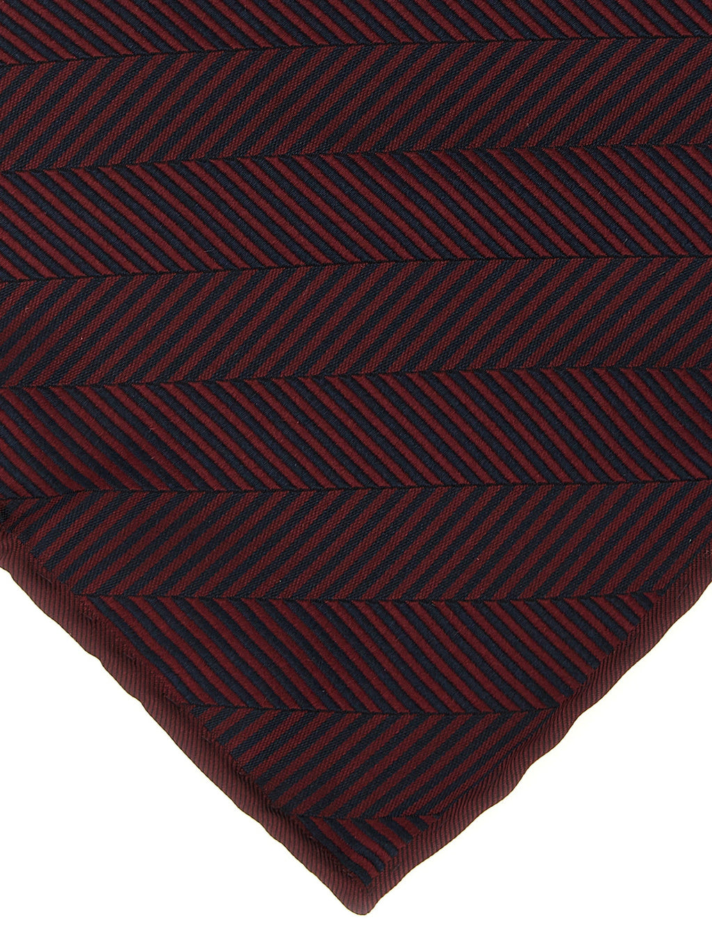 Brunello Cucinelli Bordeaux Silk Pocket Square