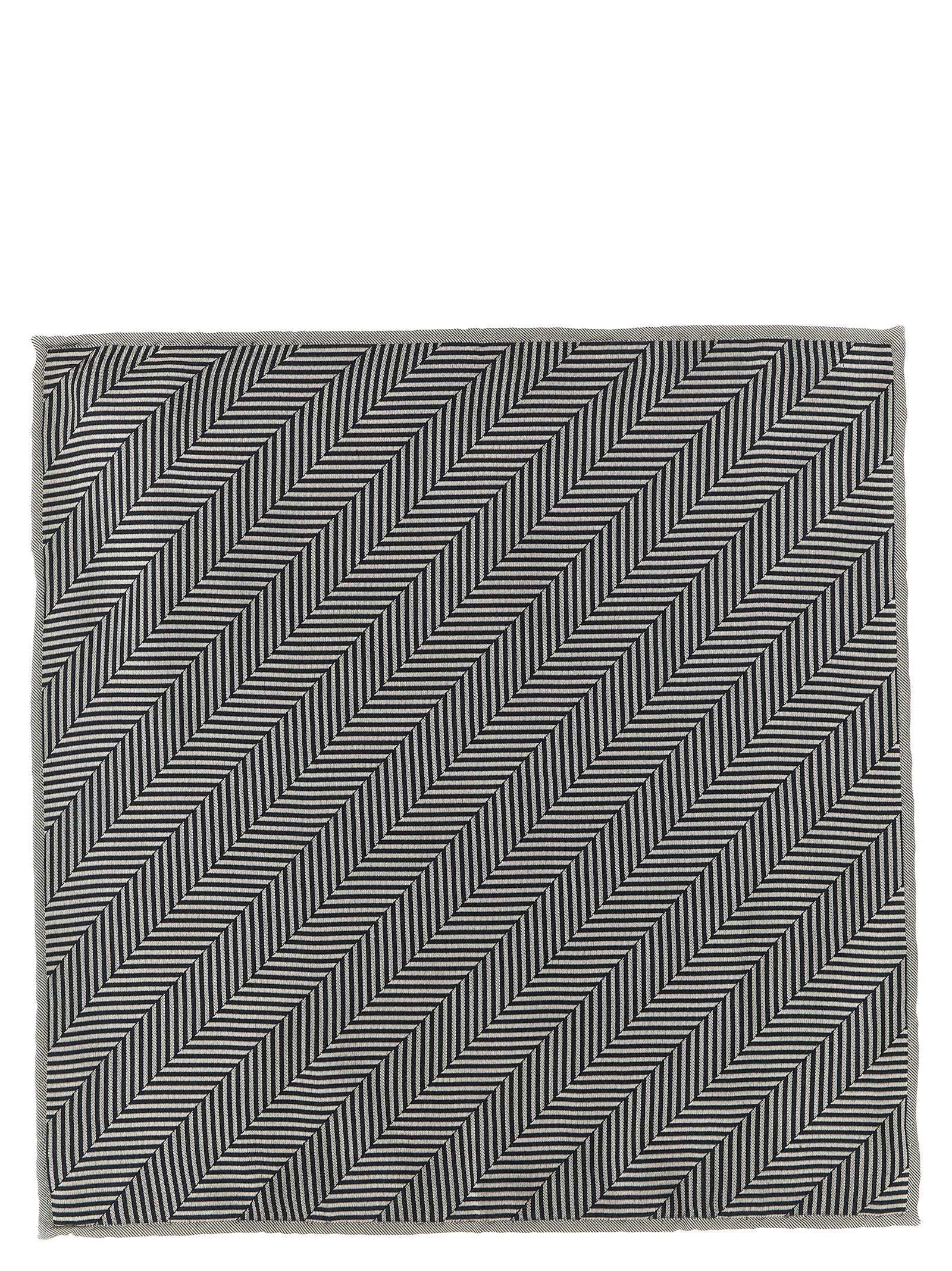 Brunello Cucinelli Gray Silk Pocket Square