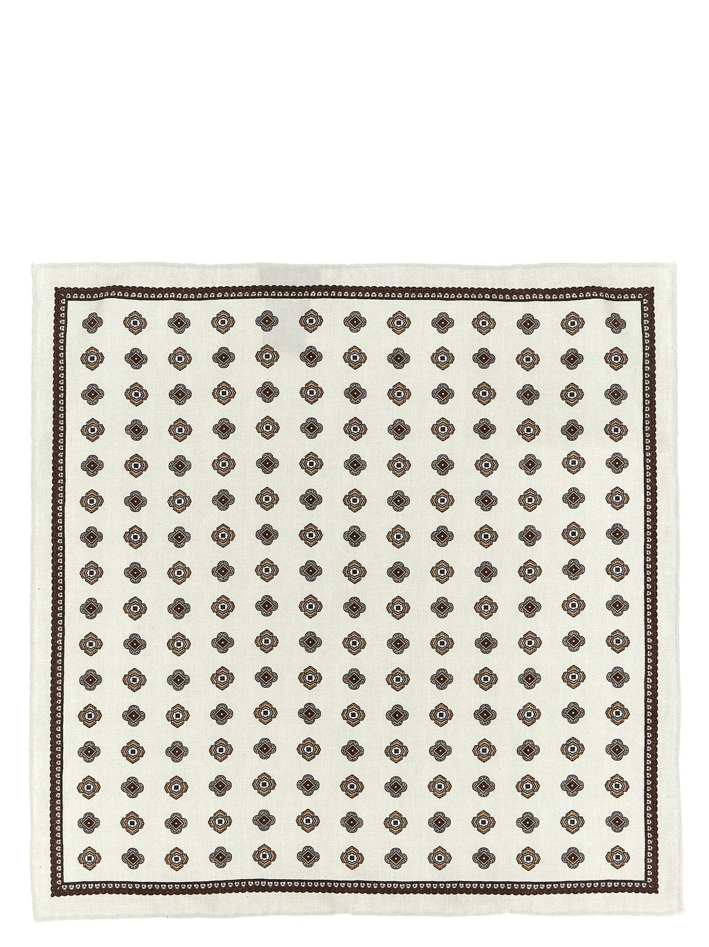 Brunello Cucinelli Multicolor Silk Pocket Square