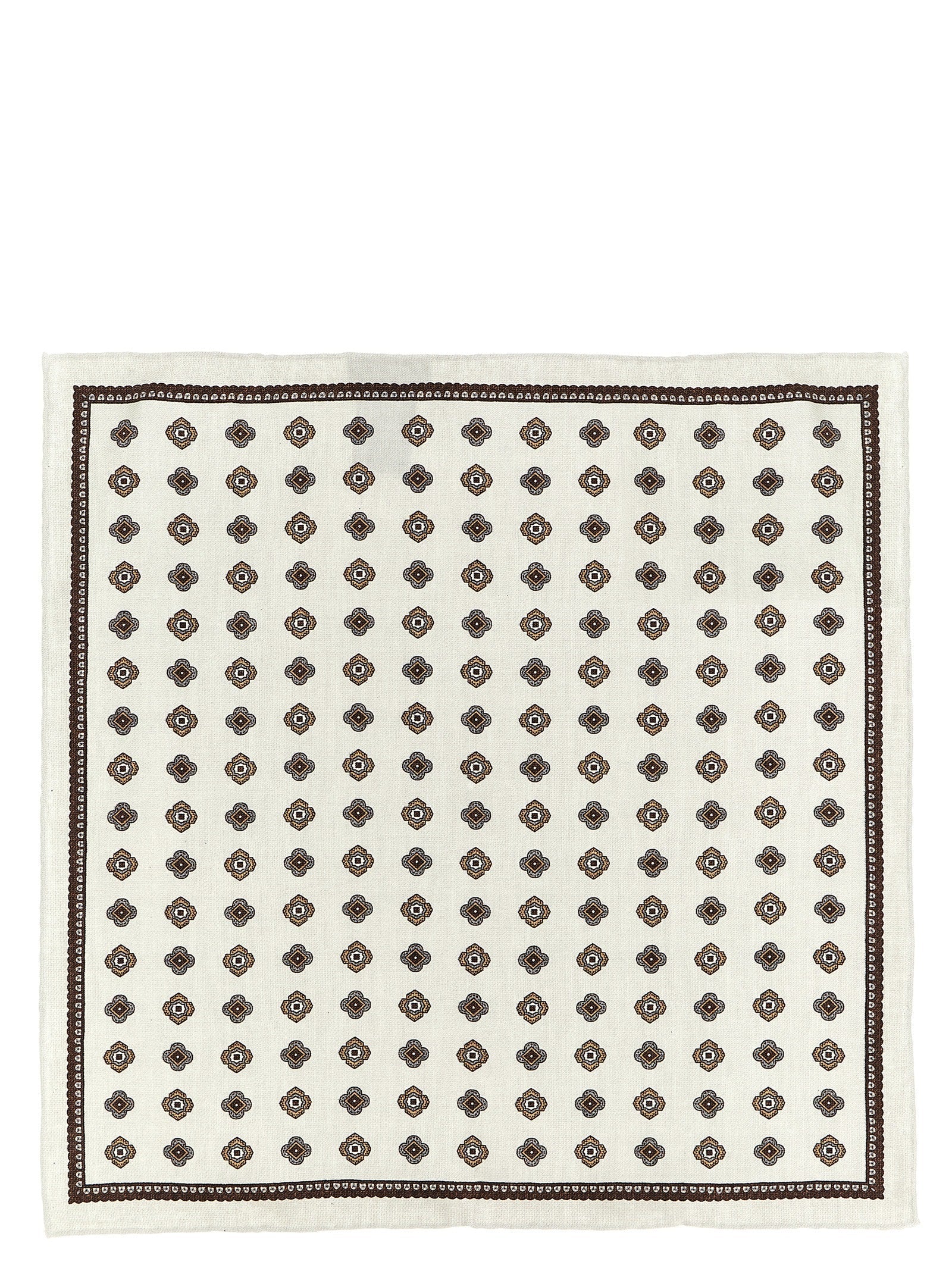 Brunello Cucinelli Multicolor Silk Pocket Square