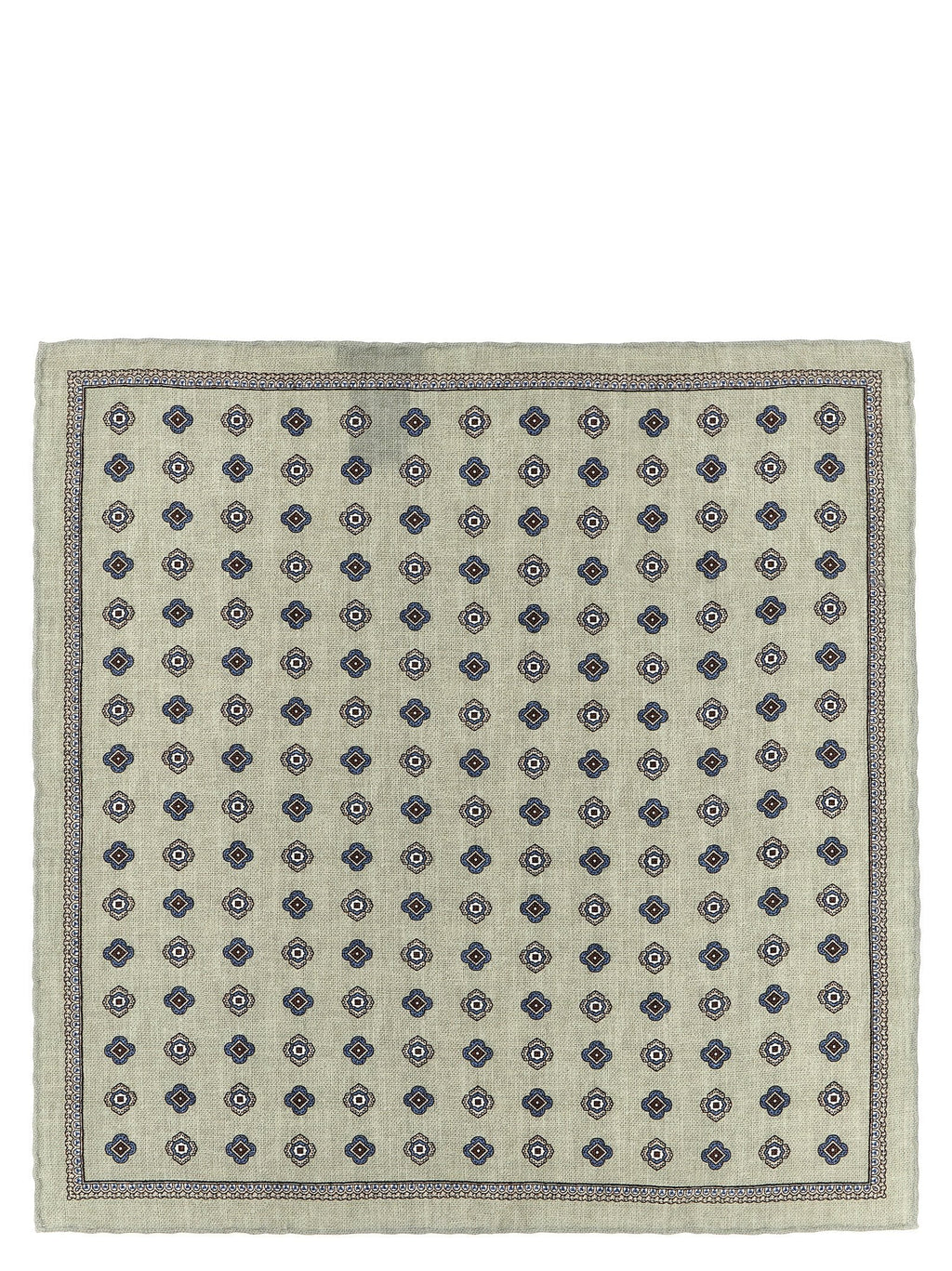 Brunello Cucinelli Multicolor Silk Pocket Square