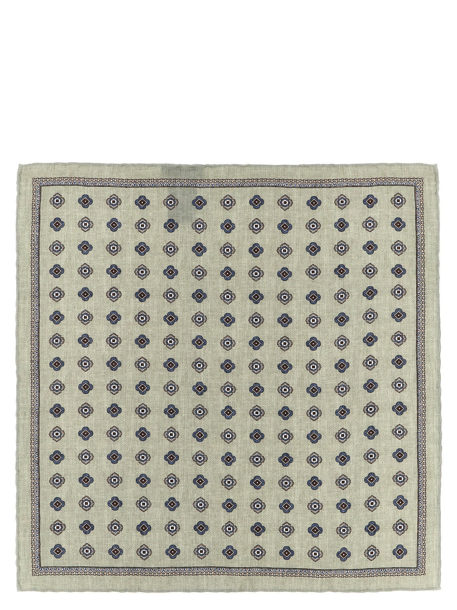 Brunello Cucinelli Multicolor Silk Pocket Square