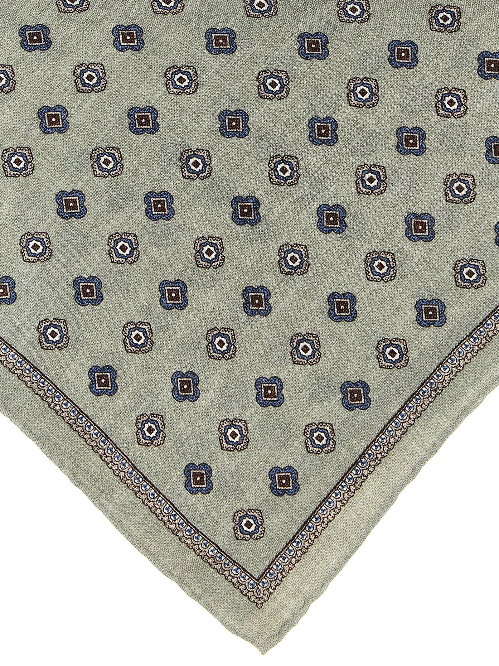 Brunello Cucinelli Multicolor Silk Pocket Square