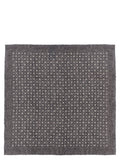 Brunello Cucinelli Gray Silk Accessories
