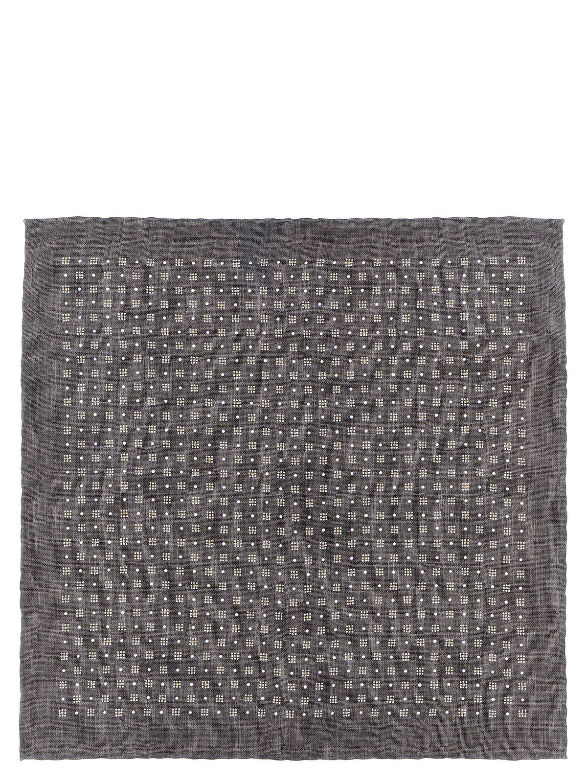 Brunello Cucinelli Gray Silk Accessories