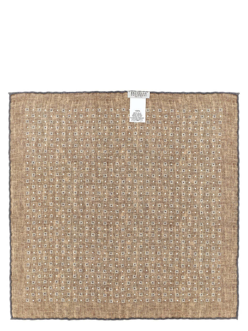 Brunello Cucinelli Gray Silk Accessories